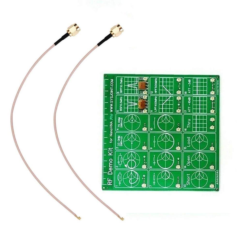 imageFilter AttenuatorSeesii RF Demo Kit NanoVNA RF Tester Board Filter Attenuator for NanoVNAF NanoVNAH Vector Network Analyzer Kits