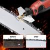 Cordless Chainsaw Sharpener[2024 Upgrated],Seesii 41pcs Battery Powered Chainsaw Sharpen Kit w/ 3 Size TITANIUM PLATED Chain saw Files,6 Speed Adjustable,Multi-Function Electric Blade Sharpening Wheel