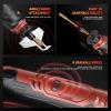 Cordless Chainsaw Sharpener[2024 Upgrated],Seesii 41pcs Battery Powered Chainsaw Sharpen Kit w/ 3 Size TITANIUM PLATED Chain saw Files,6 Speed Adjustable,Multi-Function Electric Blade Sharpening Wheel
