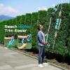 SEESII Brushless Pole Hedge Trimmers: 2-in-1 Cordless Grass Shears & 6″ Electric Bush Trimmer for Yard – Telescoping Pole, Dual 2.0 Ah Batteries, Handheld Grass Cutter for Tree & Shrubs Lawn Pruning