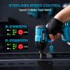 SEESII Cordless Impact Driver Kit, 21V Max Torque 1590 In-lbs(180 N.m) Impact Driver Set with Two 2.0 Ah Batteries, 1/4″ Hex Chuck Power Impact Driver w/ 20 Pcs Drill Bits, 0-2500 RPM Variable Speed