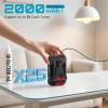 SEESII Electric Caulking Gun 29oz, Cordless Caulk Gun with a 2000mAh Battery, Stepless Speed, Anti-Drip, Led Light, Battery Powered Caulking Gun for Filling, Sealing (Sky Blue)(29oz)