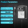 SEESII Lithium Battery Charger,21V 0.75A Battery Adapter,Power Supply Adapter for Mini Chainsaw, Impact Wrench, Pole Saw
