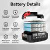 SEESII Upgraded 1PCS 21V 4000mAh Replacement Battery, Compatible with SEESII Tools, Impact Wrench, Mini Chainsaw