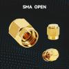 Seesii 6Pcs SMA Calibration Kits for NanoVNA H H4 F V2 V3 SAA Mini1300 PS100 Vector Network Analyzer & Antenna Analyzer Calibrate RF Coaxial Test Connector Short/Load/Open/Thru/Jumper/F2F M2M Set