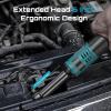 Seesii Extended Cordless Electric Ratchet Wrench 3/8″, 40 Ft-lbs Torque, 6″ Long Neck, 220RPM, 2 Pack 2.0Ah Battery, Fast Charger, 1/4 Drive Adapter, 7 Sockets, for Car Repair, DIY