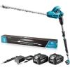SEESII Pole Hedge Trimmer Cordless: Electric Bush Trimmer Tool for Yard – 16″ Dual-Action Blade, Detachable Telescoping Pole, Dual 4.0Ah Battery, Powerful Branches Cutter for Tree & Shrubs Pruning(Cordless Hedge Trimmer with Pole)