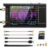 SEESII Upgraded NanoVNA-H4 Vector Network Analyzer, Latest V4.4 9KHz-1.5GHz HF VHF UHF 4″ Touch Screen VNA Antenna Analyzer Measures S Parameters,Voltage Standing Wave Ratio, Phase,Delay, Smith Chart(Nanovna H4+32GB)
