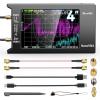 SEESII Upgraded NanoVNA-H4 Vector Network Analyzer, Latest V4.4 9KHz-1.5GHz HF VHF UHF 4″ Touch Screen VNA Antenna Analyzer Measures S Parameters,Voltage Standing Wave Ratio, Phase,Delay, Smith Chart(Nanovna H4)