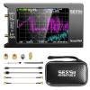 SEESII Upgraded NanoVNA-H4 Vector Network Analyzer, Latest V4.4 9KHz-1.5GHz HF VHF UHF 4″ Touch Screen VNA Antenna Analyzer Measures S Parameters,Voltage Standing Wave Ratio, Phase,Delay, Smith Chart(Nanovna-H4 with Hard Case)