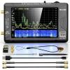 SeeSii TinySA Ultra+ ZS407 7.3GHz Spectrum Analyzer: 2025 Upgraded 4 Inch HW V0.5.4 100kHz-7.3GHz Handheld Tiny Frequency Analyzer – 2-in-1 RF Signal Generator 100kHz to 900MHz MF/HF/VHF UHF(7.3GHz ZS407)