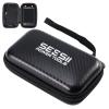 Seesii 4 Inch Protective Case for NanoVNA-H4 & TinySA Ultra: EVA Hard Shell Storage Pouch with Custom Foam for Antenna/Spectrum Analyzer, Waterproof Shockproof Design with Carry Strap(4-inch Protective Case)