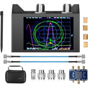 NanoVNA SAA-2N VNA Antenna Analyzer,SEESII 50KHz -3GHz Vector Network Analyzer with Bag & Testboard Kit,4″ inch LCD,HF VHF UHF Measuring S Parameters, Voltage Standing Wave Ratio Smith Chart(With Testboard Kit)