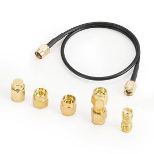 Seesii 6Pcs SMA Calibration Kits for NanoVNA H H4 F V2 V3 SAA Mini1300 PS100 Vector Network Analyzer & Antenna Analyzer Calibrate RF Coaxial Test Connector Short/Load/Open/Thru/Jumper/F2F M2M Set