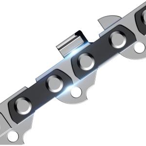 Seesii 8 Inch Chainsaw Chain Replacement – 2 Pack 8” Chainsaw Saw Chains for Cordless Electric Mini Chainsaw,043″ Gauge, 1/4″ LP Pitch, 46 Drive Links(3 pcs 8 inch 47DL)