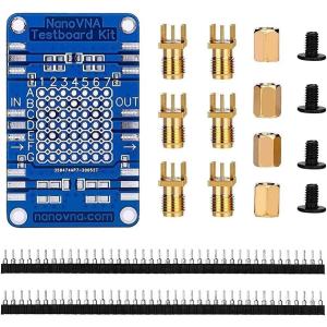 Seesii NanoVNA Vector Network Analyzer Test Board Kit for NanoVNA NanoVNA-F NanoVNA-H NanoVNA-H4 Network Analysis Test Board Demo Board