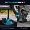 Seesii Electric Car Jack Battery-Powered, 5Ton 21V Cordless Car Hydraulic Jack with 4.0Ah Battery & Remote Control, Portable Emergency Tire Change Tool for SUV Sedan Vehicle MPV Pickup Truck Repair