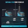Seesii Electric Car Jack Battery-Powered, 5Ton 21V Cordless Car Hydraulic Jack with 4.0Ah Battery & Remote Control, Portable Emergency Tire Change Tool for SUV Sedan Vehicle MPV Pickup Truck Repair