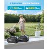 SeeSii Cordless Stick Water Transfer Pump with Tripod Stand Hands-free, Portable Electric Water Pump 720GPH & 2 x 4.0Ah Batteries, 32FT Lift for Pool Draining Boat Bilge Garden Rain Barrel Basement
