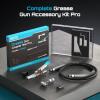 Seesii Grease Gun Accessory Kit, Includes Quick-Release Coupler, 90 Degree Grease Gun Coupler Adapter, 12 Inch Flexible Hose, 2 Grease Needle Tips for Easy Greasing Narrow, Tight & Deep Spaces, GR04P(Pro Kit (12000 PSI Coupler  39.4″ Hose))