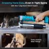 Seesii Upgraded 8000PSI Grease Gun Kit: Heavy Duty Pistol Grip Grease Gun with 14oz Capacity, Quick-Release Coupler, 90°Adapter, Flexible Hose, Rigid Pipe for Automotive, Agricultural, Industrial(12000PSI)
