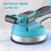 SEESII Tile Vibration Tool 160mm: Vibration Leveling Machine 10-Hours Long Lasting, Tile Vibrator With 12 Speeds For Laying Floor Wall Larger Tiles(6″X6″ – 48″X48″), Tile Installers DIYer (KP-160B)(160mm)