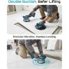 SEESII Tile Vibration Tool 160mm: Vibration Leveling Machine 10-Hours Long Lasting, Tile Vibrator With 12 Speeds For Laying Floor Wall Larger Tiles(6″X6″ – 48″X48″), Tile Installers DIYer (KP-160B)(145mm+8inch)