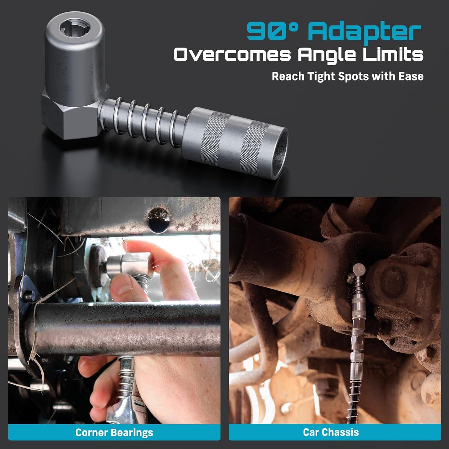 image:imageSeesii 6inch Mini Chainsaw Cordless and 12000PSI Electric Grease Gun Kit