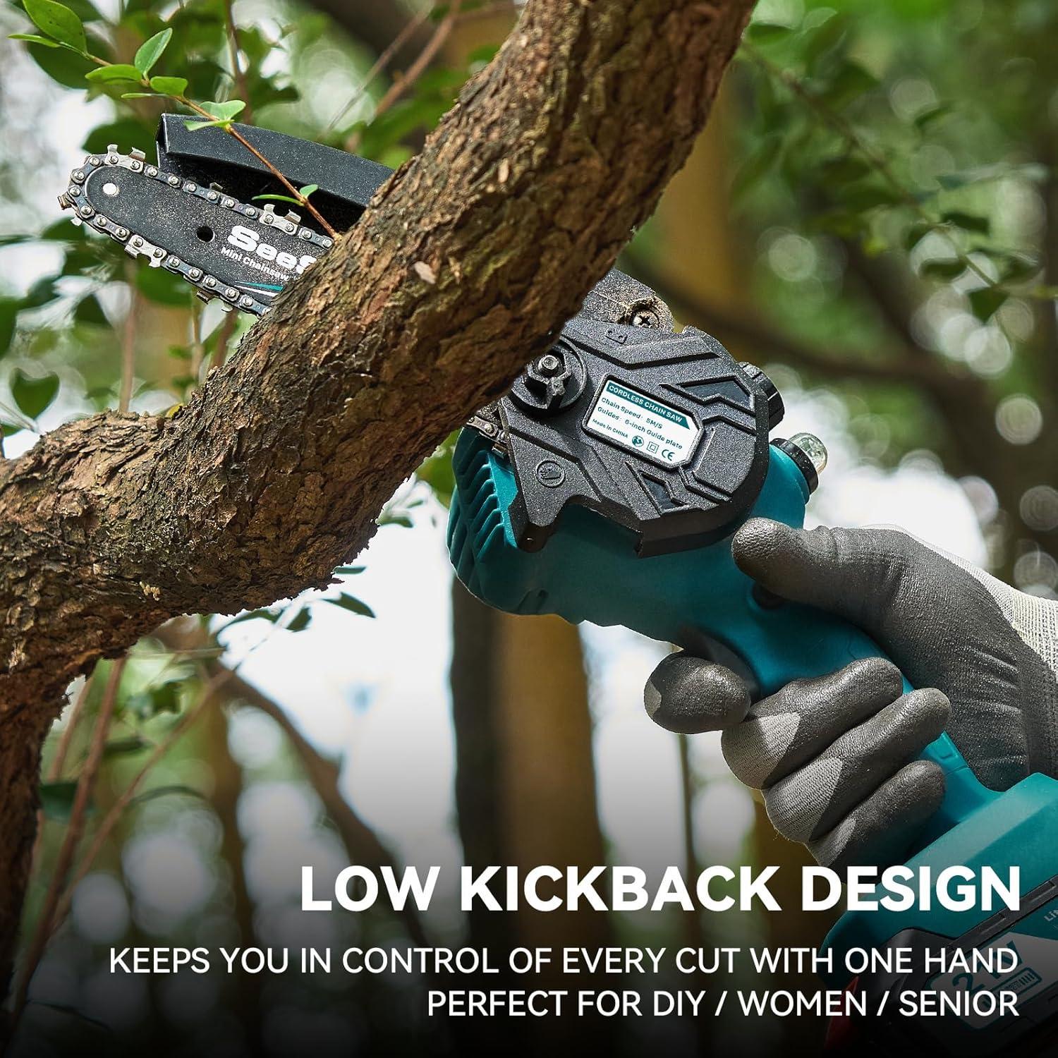 image:imageSeesii Mini Chainsaw 6 inch