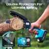 SEESII Mini Chainsaw & Cordless Ratchet 3/8 inch