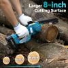 SEESII Pole Saw 8 Inch with Mini Chainsaw Case