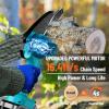 Mini Chainsaw 6-inch with 3 Pack Shain Saw Chains, 043″ Gauge, 1/4″ LP Pitch, 36 Drive Links