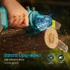 SEESII 2-in-1 Electric Pole Saws: Brushless Mini Chainsaw Cordless 6 Inch, 2 x 4000mAh Batteries, Pole Saw for Tree Trimming,Hand held Chain Saw with Extension Pole for Tree Limb Branch Cutter,P6 Ace(Light Blue)