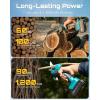 SEESII 2-in-1 Electric Pole Saws: Brushless Mini Chainsaw Cordless 6 Inch, 2 x 4000mAh Batteries, Pole Saw for Tree Trimming,Hand held Chain Saw with Extension Pole for Tree Limb Branch Cutter,P6 Ace(Navy Blue)