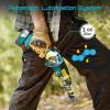 SEESII 2-in-1 Electric Pole Saws: Brushless Mini Chainsaw Cordless 6 Inch, 2 x 4000mAh Batteries, Pole Saw for Tree Trimming,Hand held Chain Saw with Extension Pole for Tree Limb Branch Cutter,P6 Ace(Light Blue)