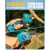 SEESII 2-in-1 Electric Pole Saws: Brushless Mini Chainsaw Cordless 6 Inch, 2 x 4000mAh Batteries, Pole Saw for Tree Trimming,Hand held Chain Saw with Extension Pole for Tree Limb Branch Cutter,P6 Ace(Navy Blue)
