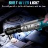 Seesii Mini Chainsaw Cordless 6-inch，Seesii 21V Cordless Electric Ratchet Wrench 3/8