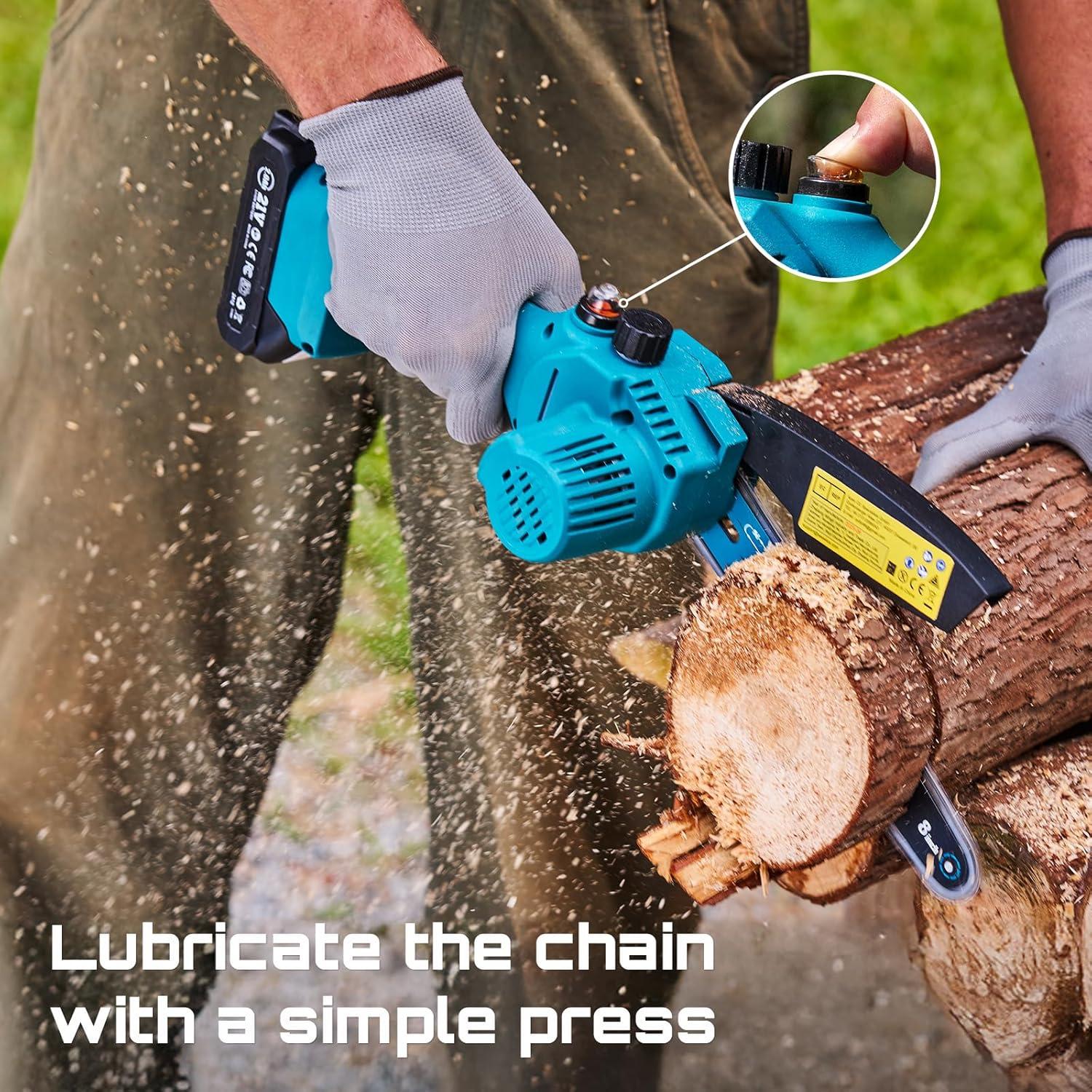 image:imageSEESII 2in1 Cordless Pole Saw amp Hedge Trimmer Combo 8 Electric Pole Chainsaw with 240 Ah Batteries 16Inch Extension Pole Hedge Trimmer Bush Tree Pruner Limb Branch Cutter 15ft Long ReachNavy Blue