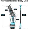 SEESII 2-in-1 Cordless Pole Saw & Hedge Trimmer Combo, 8″ Electric Pole Chainsaw with 2×4.0 Ah Batteries, 16-Inch Extension Pole Hedge Trimmer, Bush Tree Pruner Limb Branch Cutter, 15ft Long Reach(Blue)