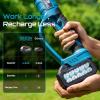 SEESII Electric Pruning Shears for Garden: 1.2″ Cutting Diameter Cordless Power Pruner, 2*2000mAh Batteries, Brushless Motor, Extra SK5 Blade, 2 Modes Battery Powered Branch Cutter for Tree Trimming(Blue)