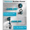 SEESII Suction Cup & Tile Vibration Tool Combo, 5.7″ Tile Vibrator with 2X 2000mAh Batteries, 10 Speeds, 8″ Vacuum Suction Lifte for Glass/Tile Installers, Contractors, DIYer, 440LBS Max Load