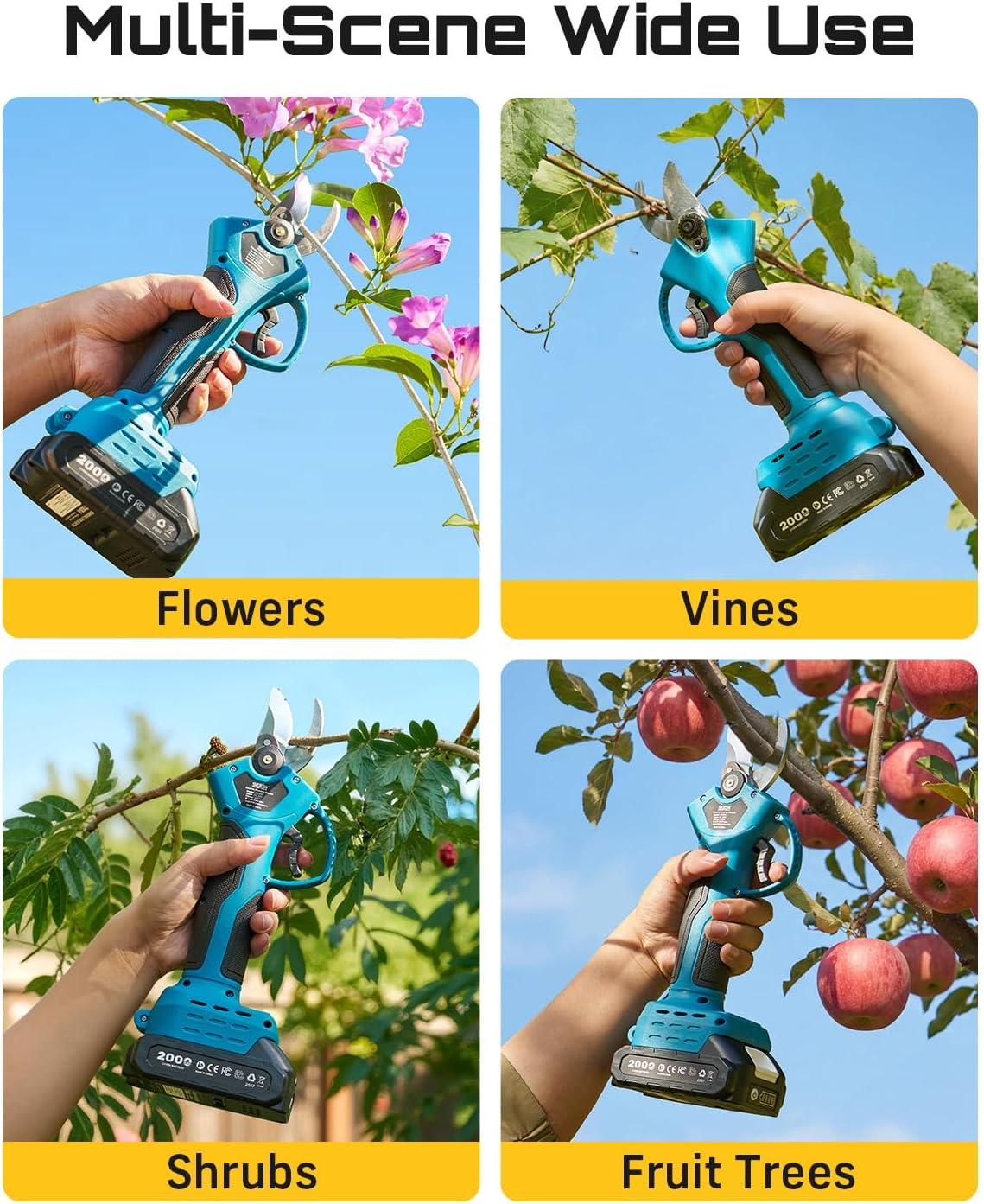 image:imageSEESII Electric Pruning Shears Mini Chainsaw