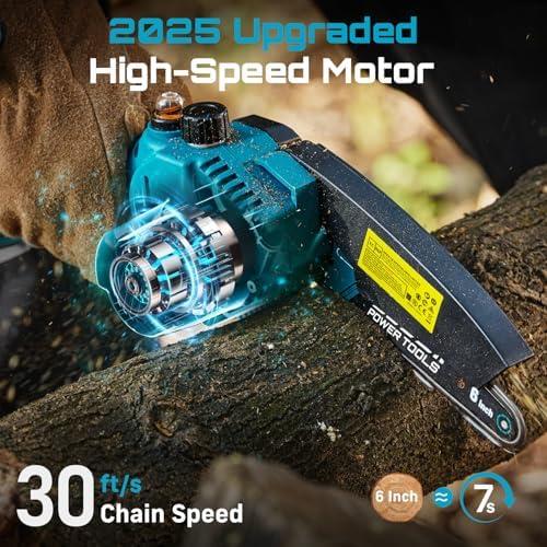image:imageSeesii 13 Electric Weed Wacker amp SEESII Mini Chainsaw 6 inch