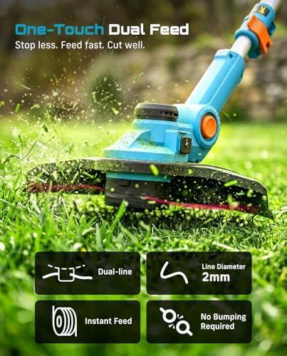 image:imageSeesii 13 Electric Weed Wacker amp SEESII Mini Chainsaw 6 inch