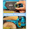 SEESII 40V 18-Inch Electric Chainsaw: Cordless Chainsaw with 2 x 5.0Ah Batteries & Fast Chargers, 2200W Brushless Battery Powered Chain Saw, Auto-Oiling Electric Saw for Tree Felling and Wood Cutting(Cerulean)