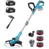 Seesii 13″ Electric Weed Wacker & SEESII 40V 16-Inch Cordless Chainsaw
