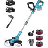 Seesii 13″ Electric Weed Wacker & Seesii 6-inch Mini Chainsaw