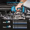 1/2″ Drive Deep Impact Socket Set, SAE & Metric Sockets (5/16″-15/16″ & 10-24mm), Professional CR-MO Steel, 6-Point for Impact Wrench, Automotive & Truck Repair Tool Kit(SAE/Metric Deep – 22pc)