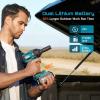Seesii Impact Wrench 886 Ft-lbs(1200N.m), 1/2 High Torque Impact Gun with 21V 2×4.0Ah Battery, Electric Impact Driver, 2900IPM, 5 Socket, Cordless Impact Wrench for Home Car/Mower/Pickup/Truck RV(1200N.m with Two Batteries)