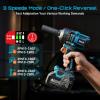 Seesii Impact Wrench 886 Ft-lbs(1200N.m), 1/2 High Torque Impact Gun with 21V 2×4.0Ah Battery, Electric Impact Driver, 2900IPM, 5 Socket, Cordless Impact Wrench for Home Car/Mower/Pickup/Truck RV(1200N.m with Two Batteries)